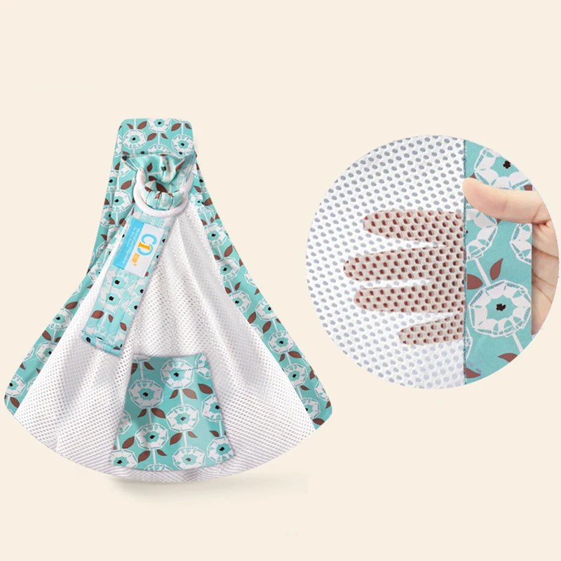 

Multi-Purpose Baby Carrier Wrap Newborn Sling Breastfeeding Cover Baby Shading Bags Infant Nursing Cover Carrier Mesh Fabric