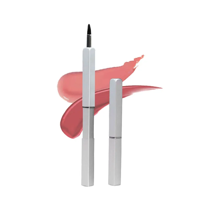 Складная Кисть для макияжа губ ручка металлическая блеск Губная помада блеска с