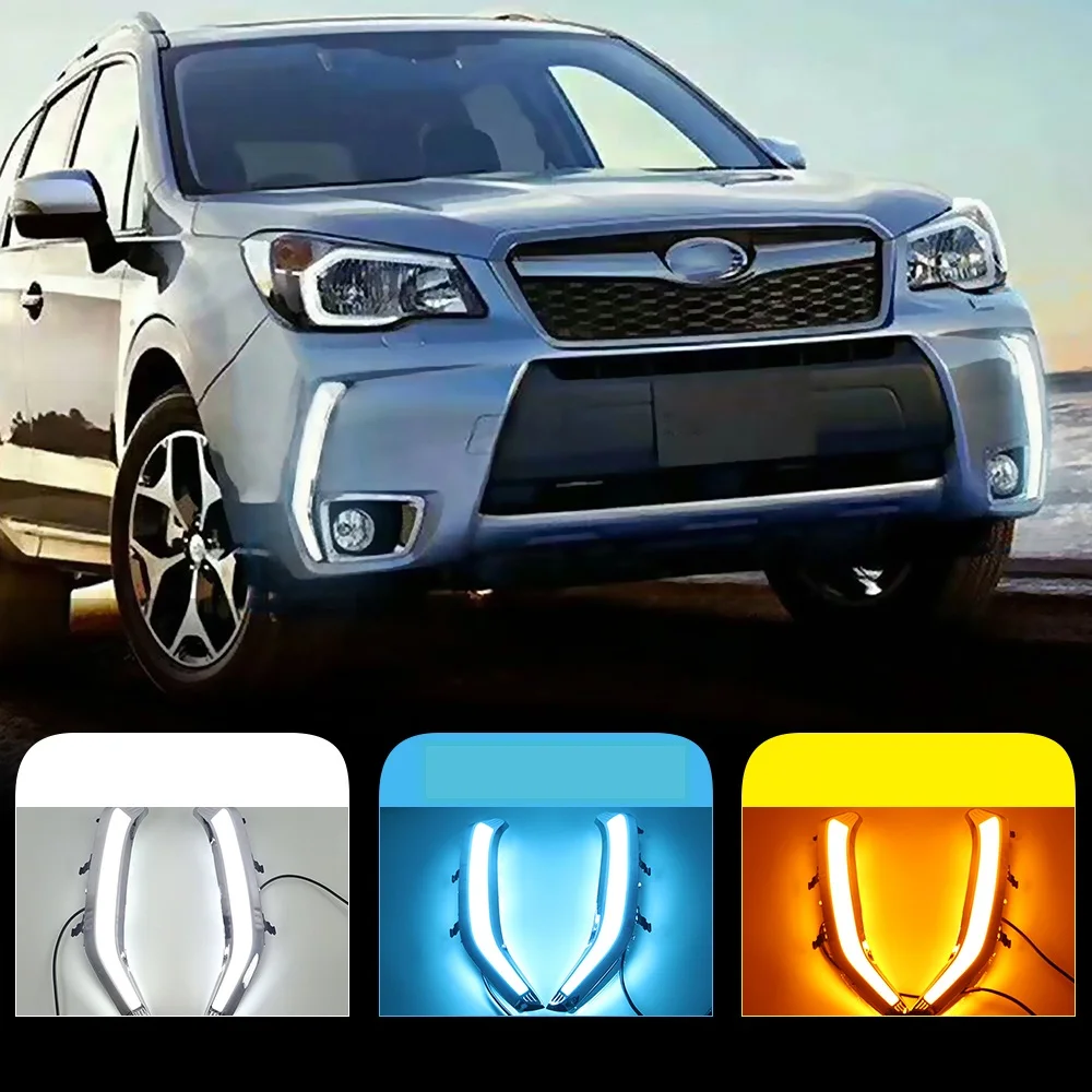 OKEEN-Luz LED de circulación diurna para Subaru Forester, impermeable, para Subaru Forester 2013, 2014, 2015, 2016, 2017, 2018