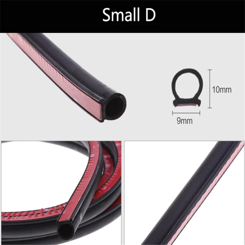 Уплотнительная лента для автомобильной двери 5 метров в форме B P Z большой D EPDM