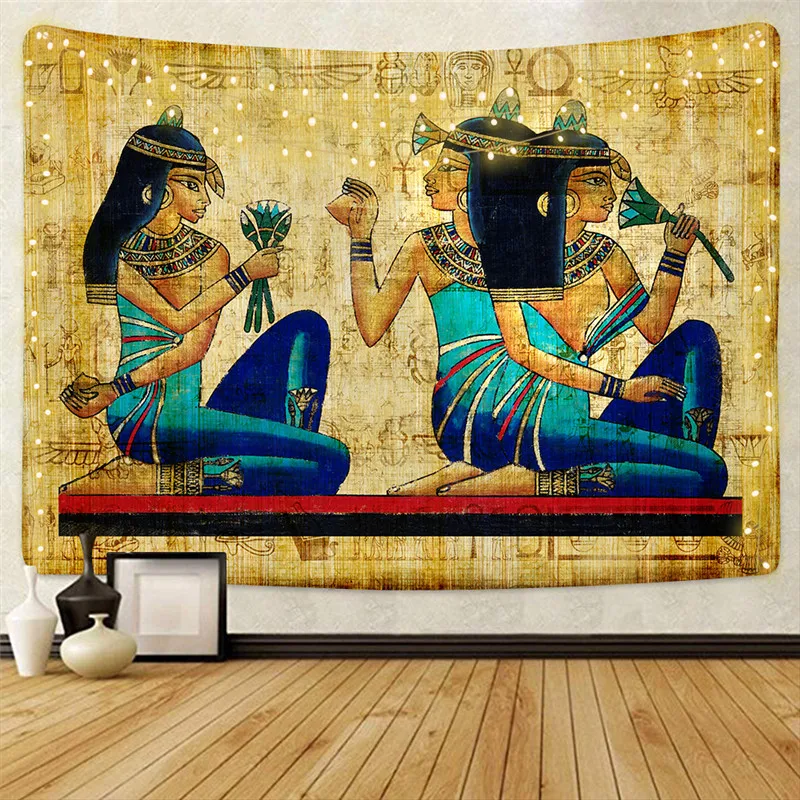 Дропшиппинг Египет Таро гобелен настенный хиппи украшение дома из полиэстера