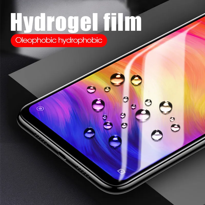 10D Гидрогелевая пленка с полным покрытием для Xiaomi Redmi Note 8 7 Pro 8A 7A защитная экрана Mi
