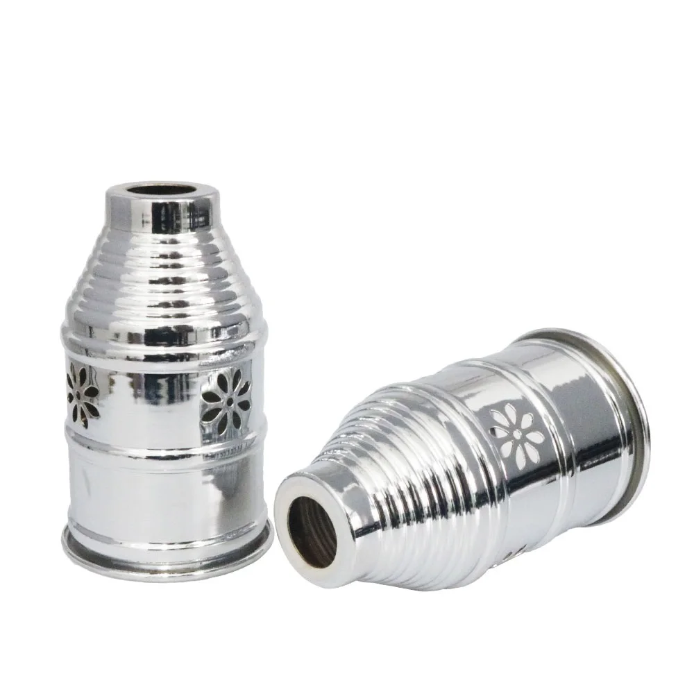 1 шт. серебро кальян металлическая крышка головки ветрозащитный интеграции