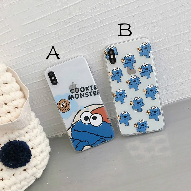 Прозрачный мультяшный чехол для IPhone x 7 8 XR XS Max Fashion 6 6s Plus Защитная крышка Popsocket