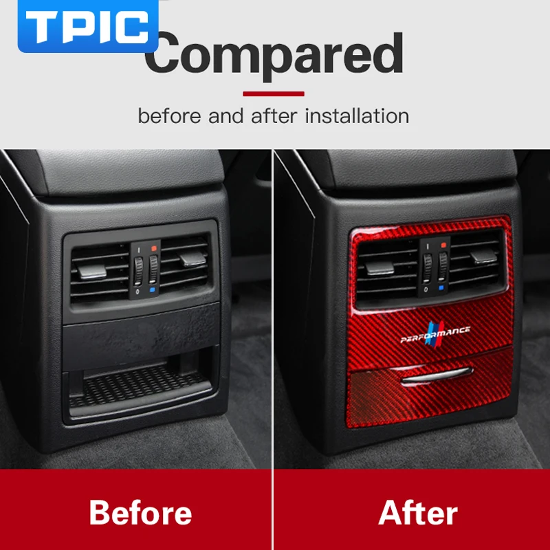 Стайлинг автомобиля M автомобильные наклейки из углеродного волокна задний