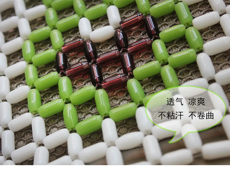 Автомобильные летние прозрачные стеклянные бусины ледяные подушка крутая