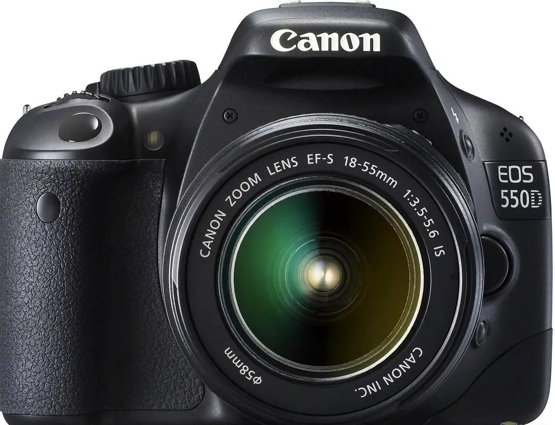 Бывшая в употреблении цифровая зеркальная камера Canon 550D 18-55 IS Zoom lens Memory 8GB карта