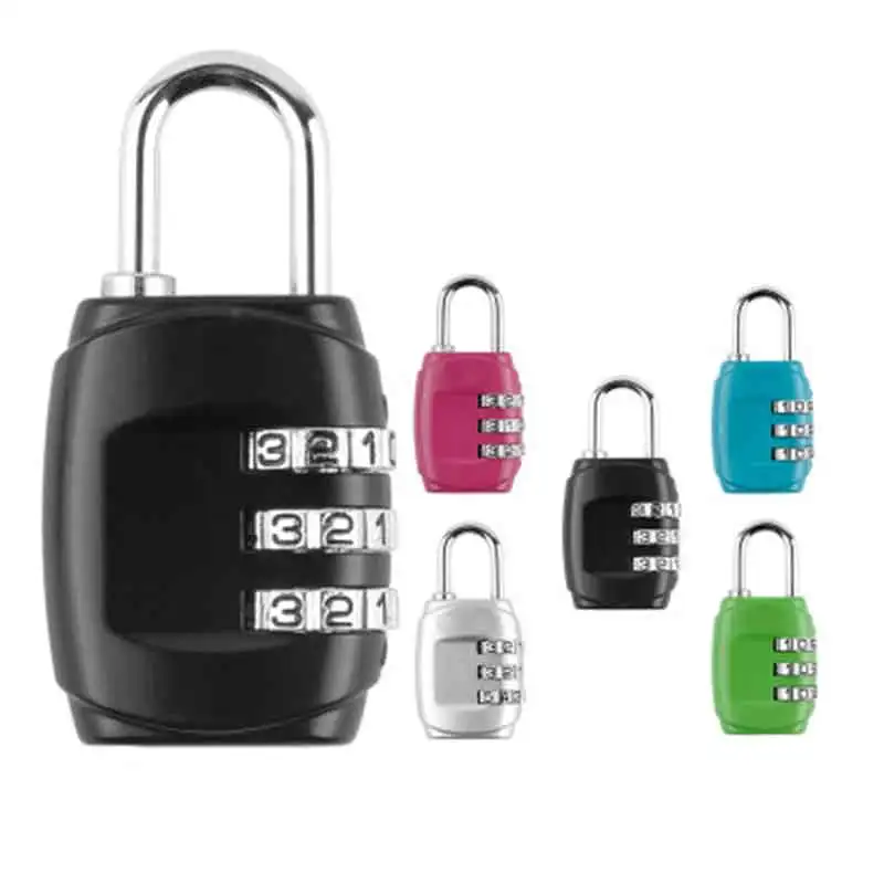 Разноцветный бриллиантовый металлический сплав Овальный кодовый номер замок