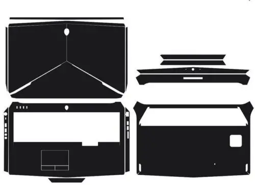 Наклейка для ноутбука наклейка из углеродного волокна защитная крышка Alienware 17 R3 R2