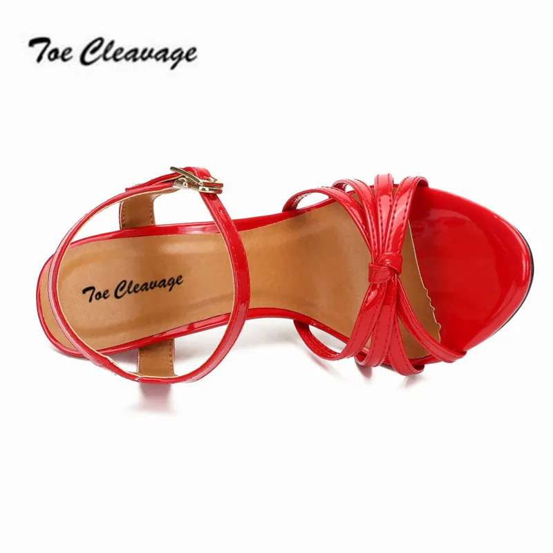 Сандалии женские тонкие на шпильке 14 см босоножки с ремешком щиколотке большие