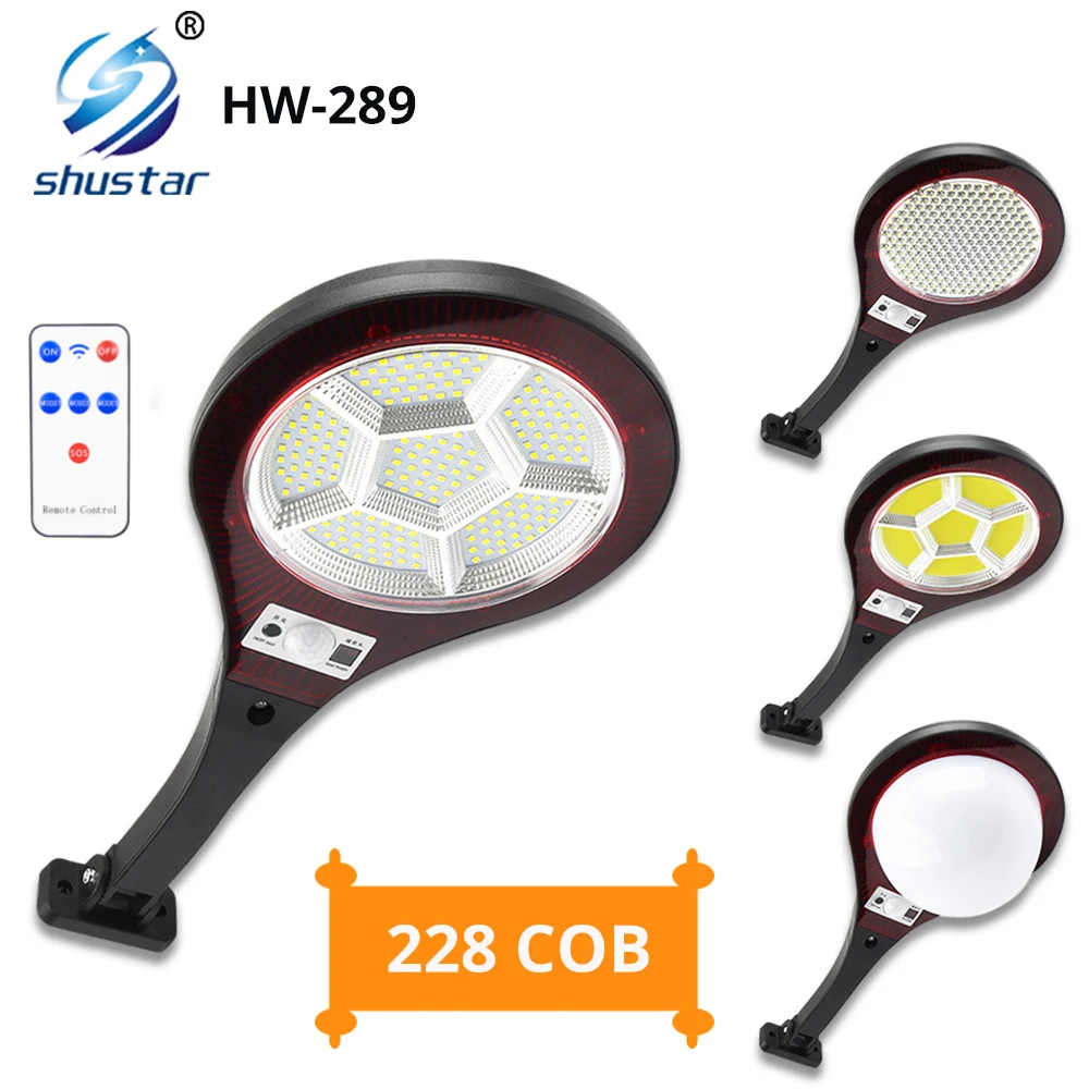 

222LED Super Bright Solar Light Outdoor Waterproof Wall Light 3 Mode with Motion Sensor Remote Control Sensor Solar Street Light