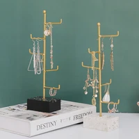 1pc jewelry earring necklace ring bracelet display stand tray show rack home storage decoration jewelry organizer holder gift