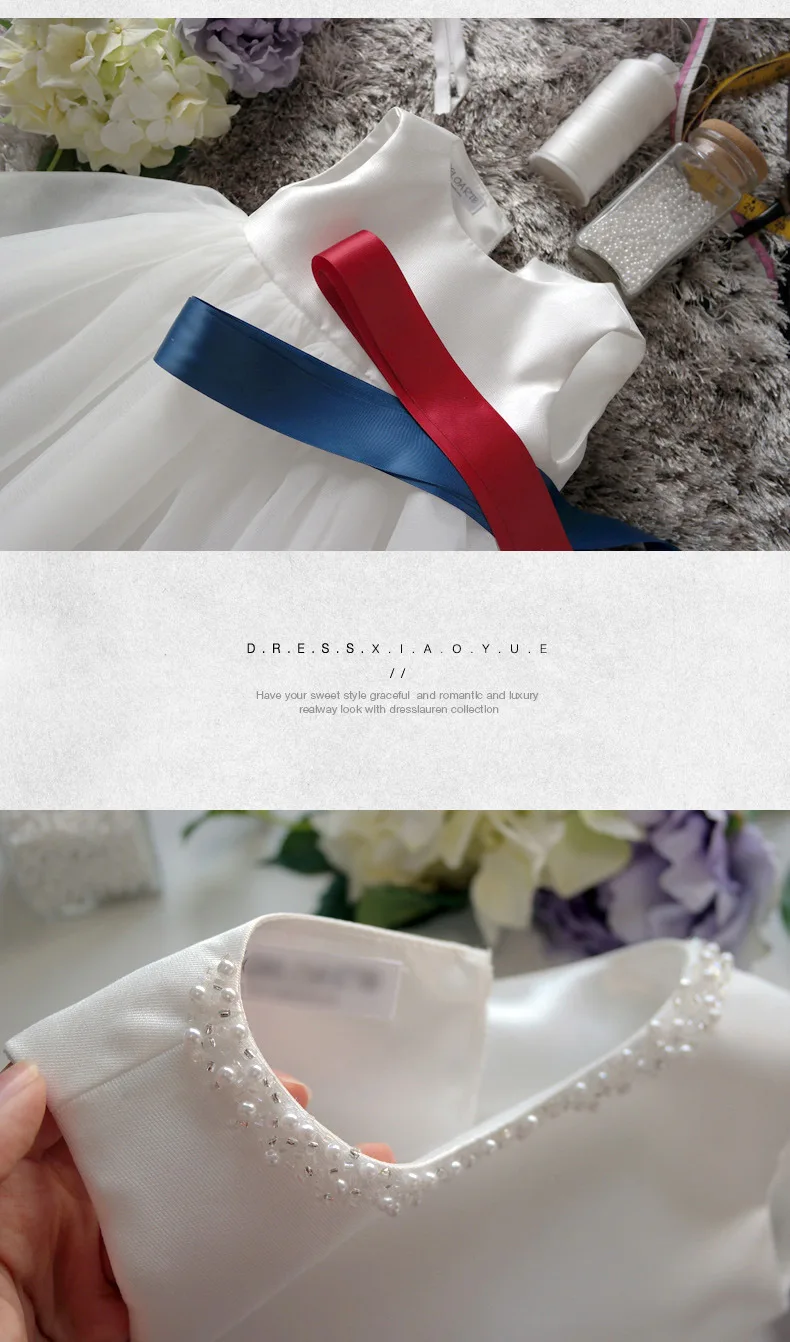 Рождественское платье для девочек костюм детское вечернее Детские платья