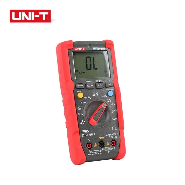 

UNI-T UT191T Digital Multimeter True RMS Auto Range AC DC Voltage Current Meter Capacitance Frequency Resistance Tester