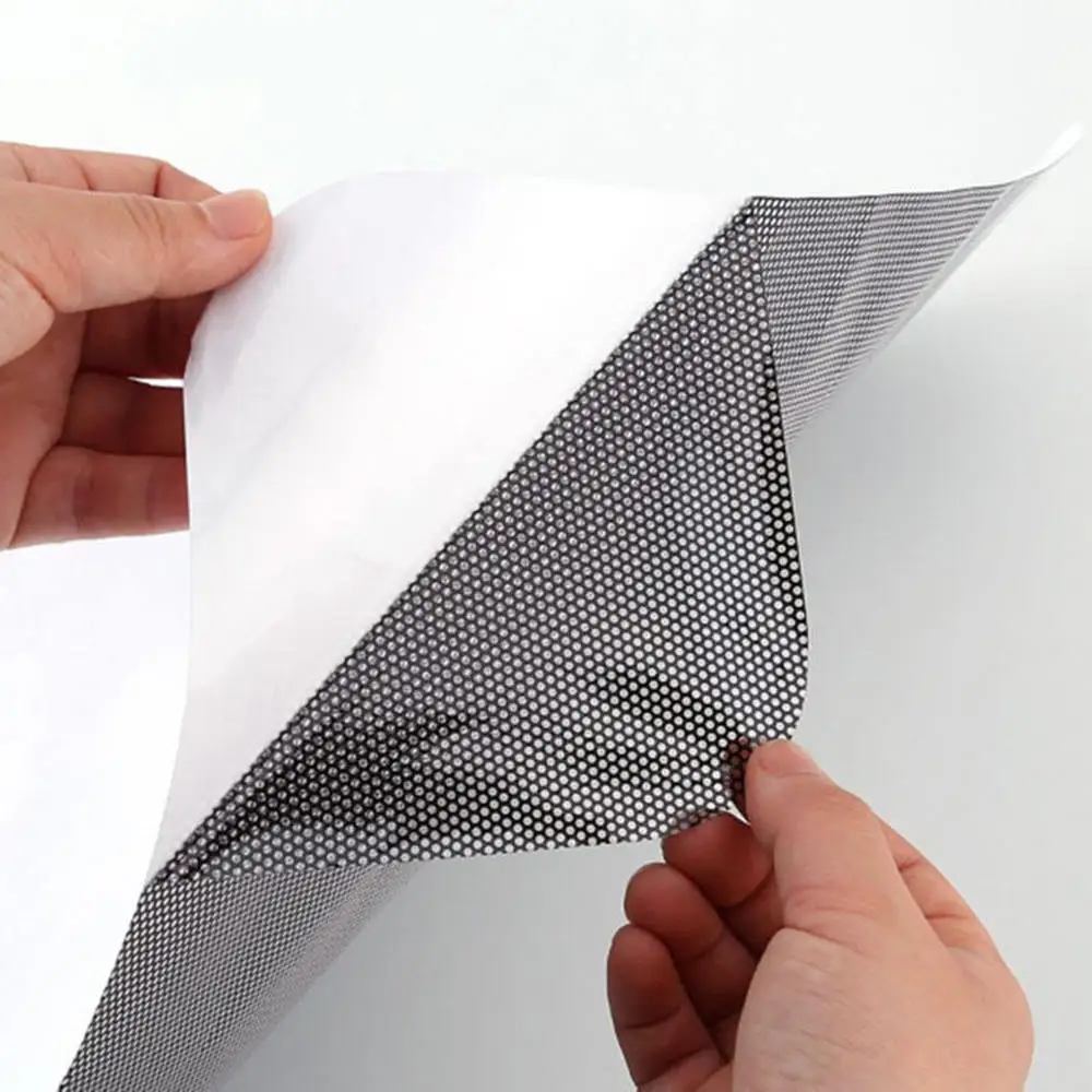 

2 PCS Car Side Window Net Sun Shade Shied Mesh Film Sticker UV Protector