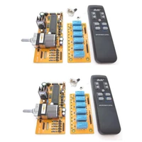 2pcs mv04 quadruple alps motorized remote controlinput potentiometer 9 12v ac remote control board