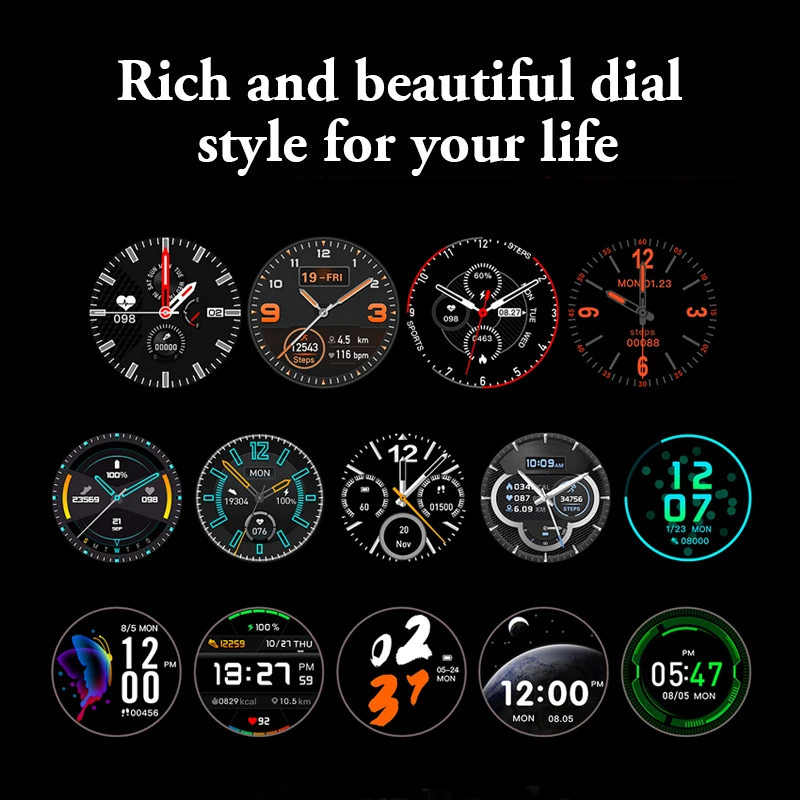 arvin dt78 smart watch men women smartwatch bracelet fitness activity tracker wearable devices waterproof heart rate monitor free global shipping