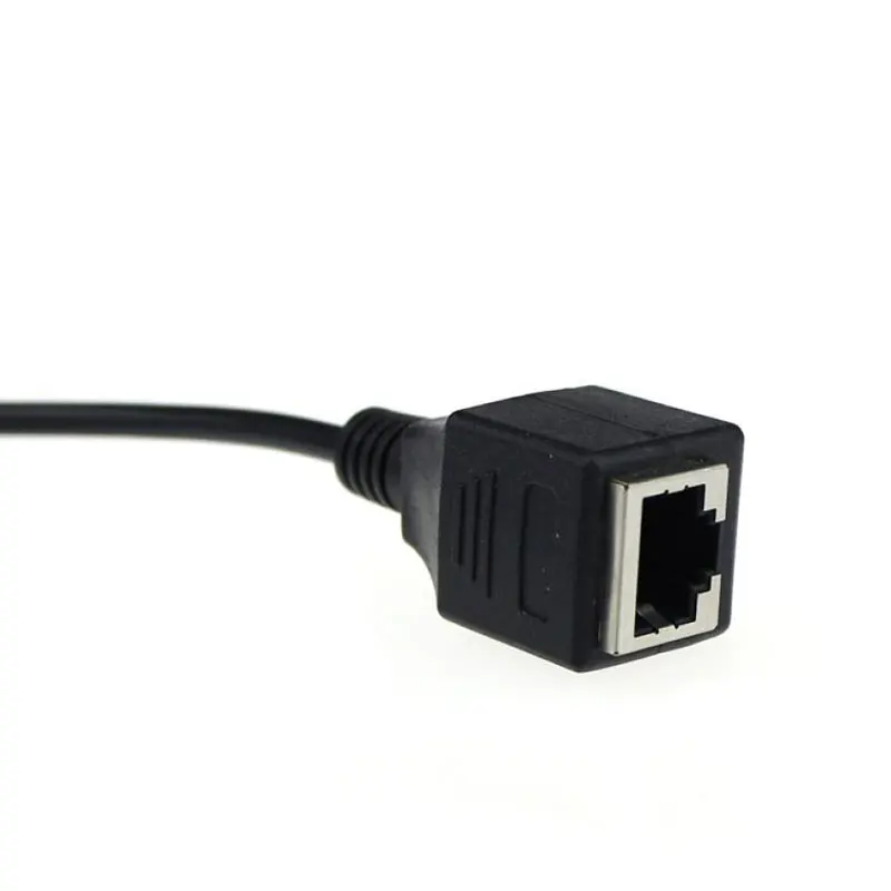 DC 3 5 мм штекер аудиосигнала кабель для RJ45 разъем локальной сети Ethernet адаптер шнур