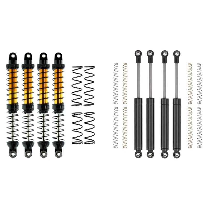 

8Pcs 120Mm Shock Absorber Oil Damper For 1/10 RC Crawler Car Axial SCX10 90046 TRX4 D90