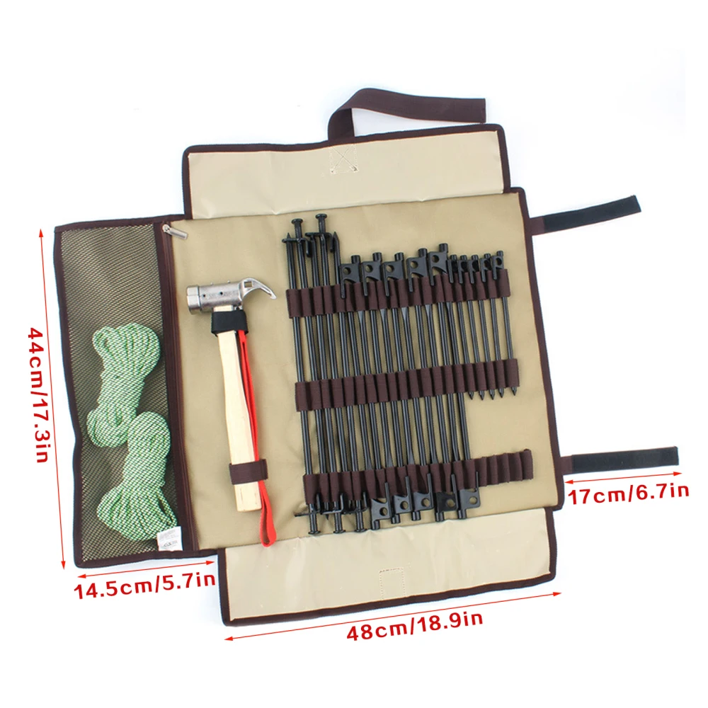 

Сумка для хранения, принадлежности для улицы, складные колышки, аксессуары для палаток, прочные ногти, высокое качество, походный молоток, п...