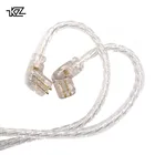 Посеребренный бескислородный медный кабель высокой чистоты для KZ ZSN Pro ZS10 PRO ZSX ZST BA10 C12, бесплатная доставка