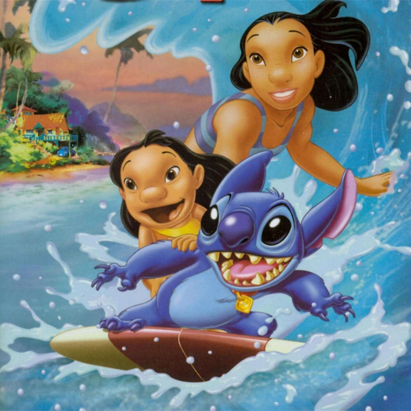 Полный алмаз картина Стич мультфильм домашнее животное фото вышивка крестиком