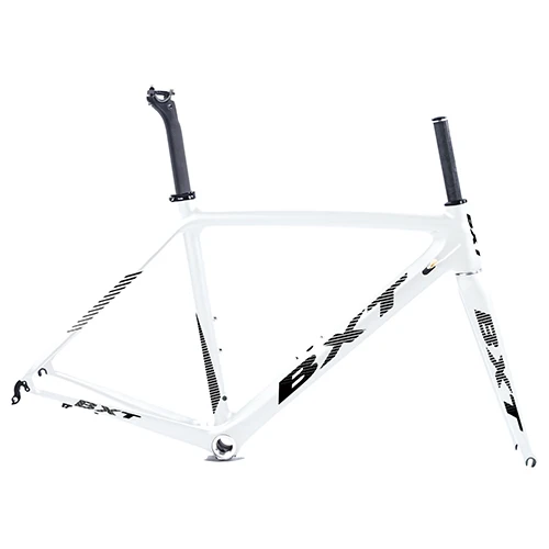 BXT full white BXT T800 карбоновая рама для шоссейного велосипеда, велосипедная Рама, супер светильник 980g Di2/Механическая гоночная карбоновая рама - Цвет: BXT full white