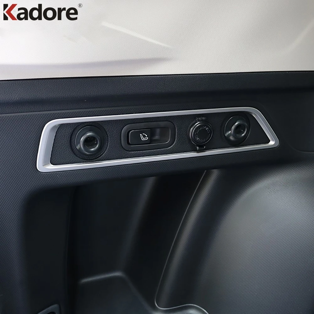 Для Subaru Forester SK 2018 2019 2020 ABS Матовый задний багажник Кнопка рамка крышка планки