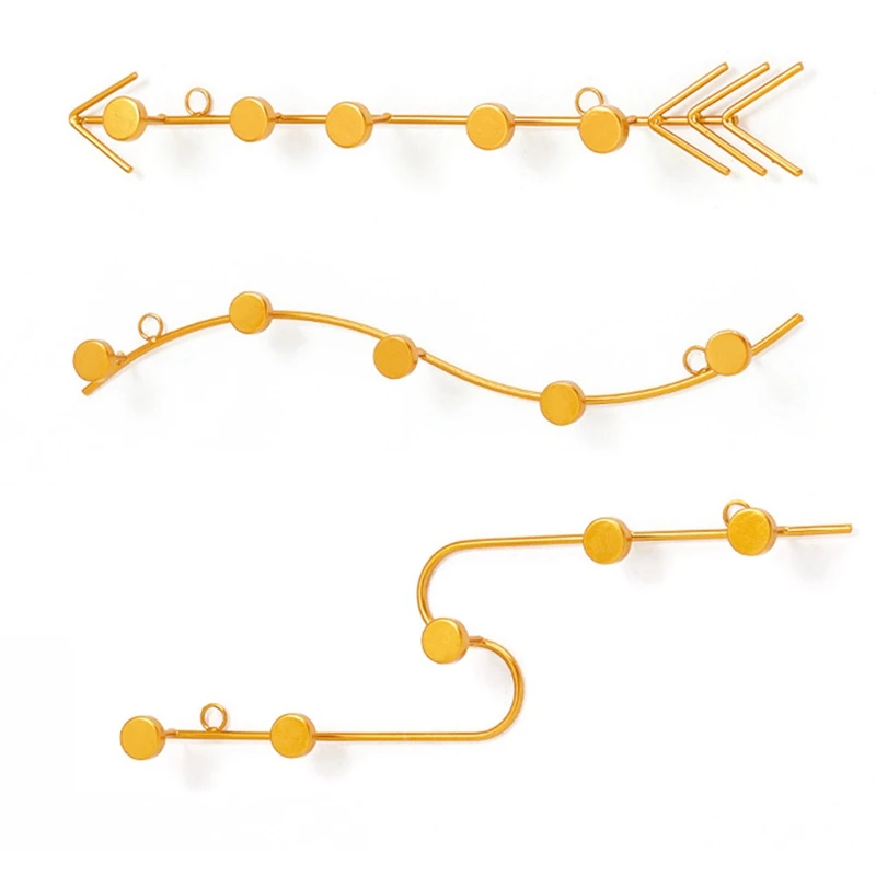 

Creative Metal Wall Decoration Hanging Hook Bedroom Bathroom Door Storage Hanger Clothes Hat Key Wall Hook For Home