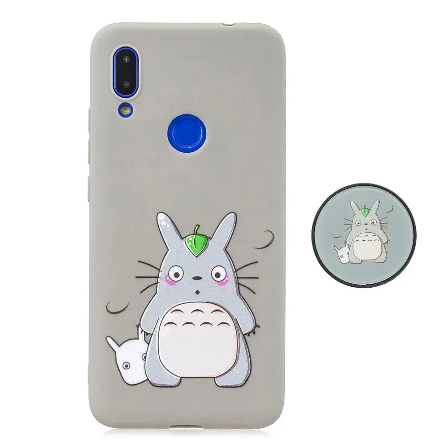 A2 Huawei Y5 Y6 Y7 силиконовый чехол с мультяшным рисунком для huawei Y6 Prime Coque Honor 8S чехол милый Стенд мягкие чехлы для телефонов - Цвет: A2