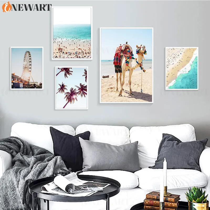 Верблюд картина постер на стену современный холст живопись Домашний Декор