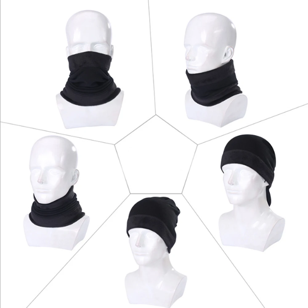 Мотоциклетная маска для лица 3 в 1 мужчин и женщин унисекс полярная шапка теплая