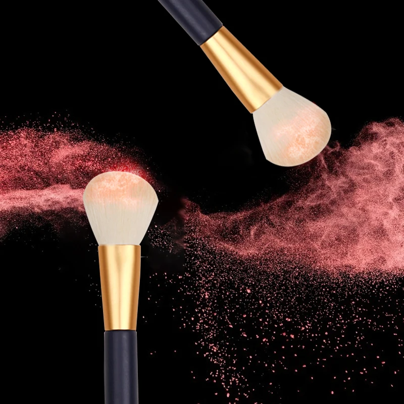

Black Makeup Brush Blush Loose Powder Foundation Blending Makeup Brush Facial Makeup Cosmetic Tool Maquiagem
