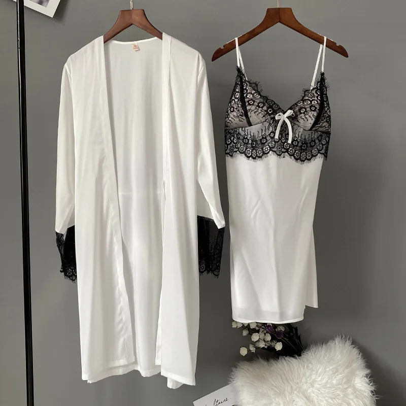 Домашняя одежда для женщин комплект нижнего белья из 2 предметов атласная