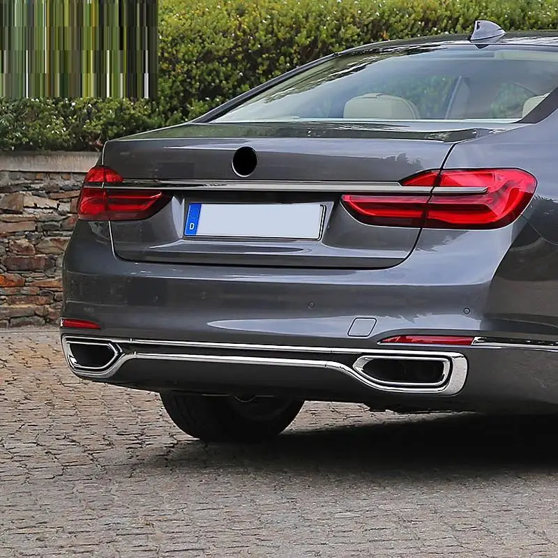 Панели кузова задний бампер хвост глотка автомобильный хромовый