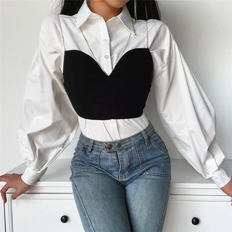 Сексуальными тоненькими лямками на бретельках тонкий укороченный топ женская