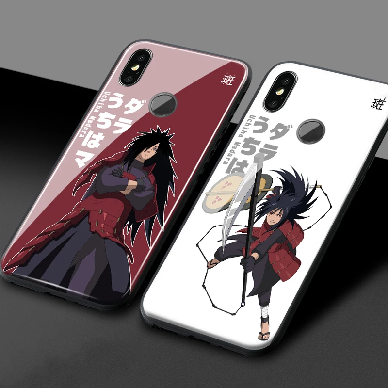 Мягкий силиконовый стеклянный чехол Madara Uchiha для телефона Xiaomi Mi 8 9 SE Mix 2 2s 3 RedMi Note 5 6