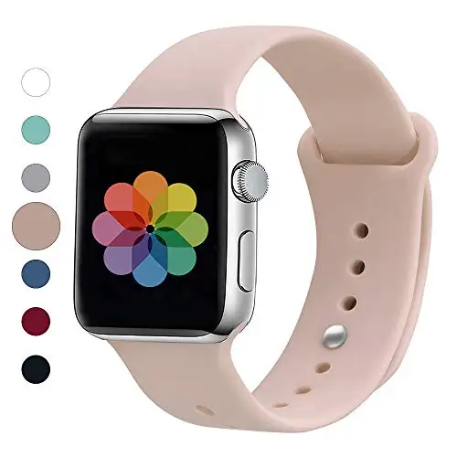

silicone watch strap for iwatch band 42mm 38mm 40mm for apple watch bands 44mm 38mm 40mm series 5 for apple watch silicone band