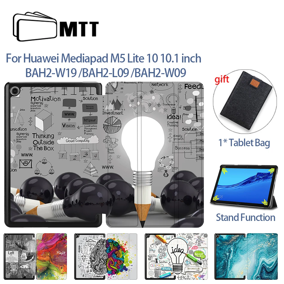 Чехол для планшета MTT Huawei MediaPad M5 Lite 10 1 дюйма искусственная кожа флип чехол с