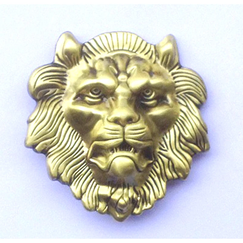 Лесной король тяжелый металл 3D голова льва пряжки ремня хорошие покрытые