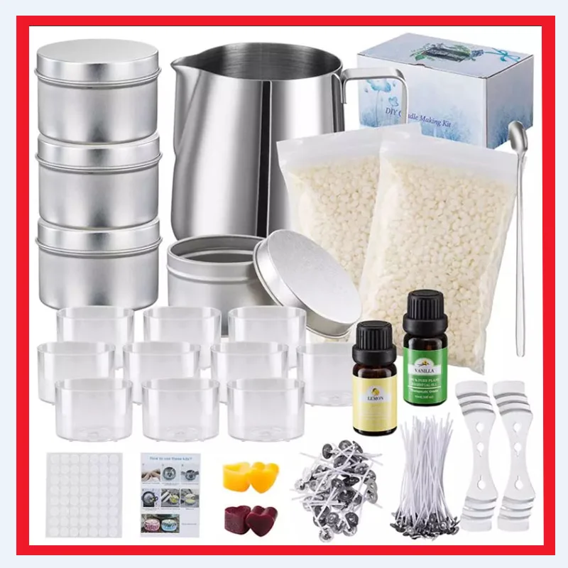 Набор для изготовления свечей ручной работы сделай сам набор розлива фитилей