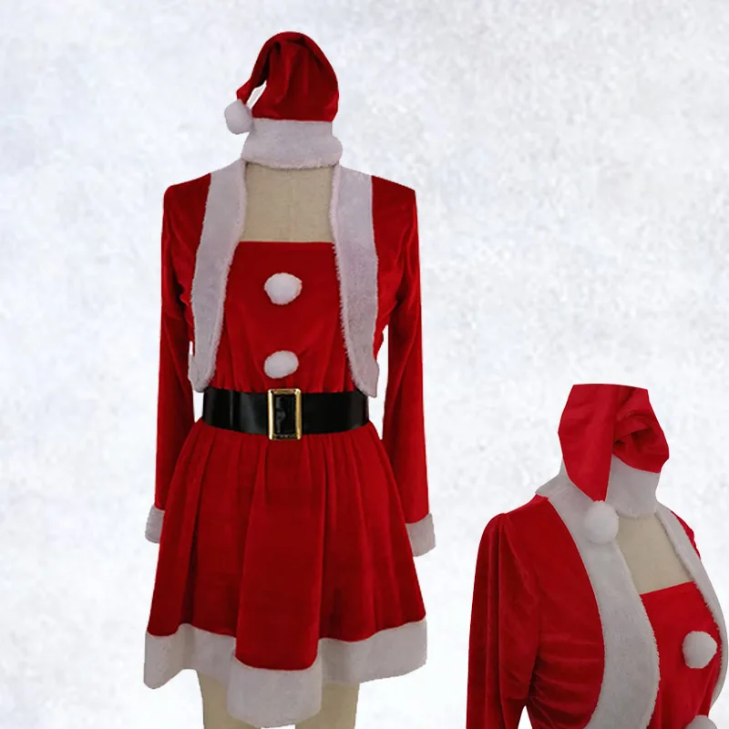 Новый пикантный топ Труба Красный Высококачественный бархатный Рождественский