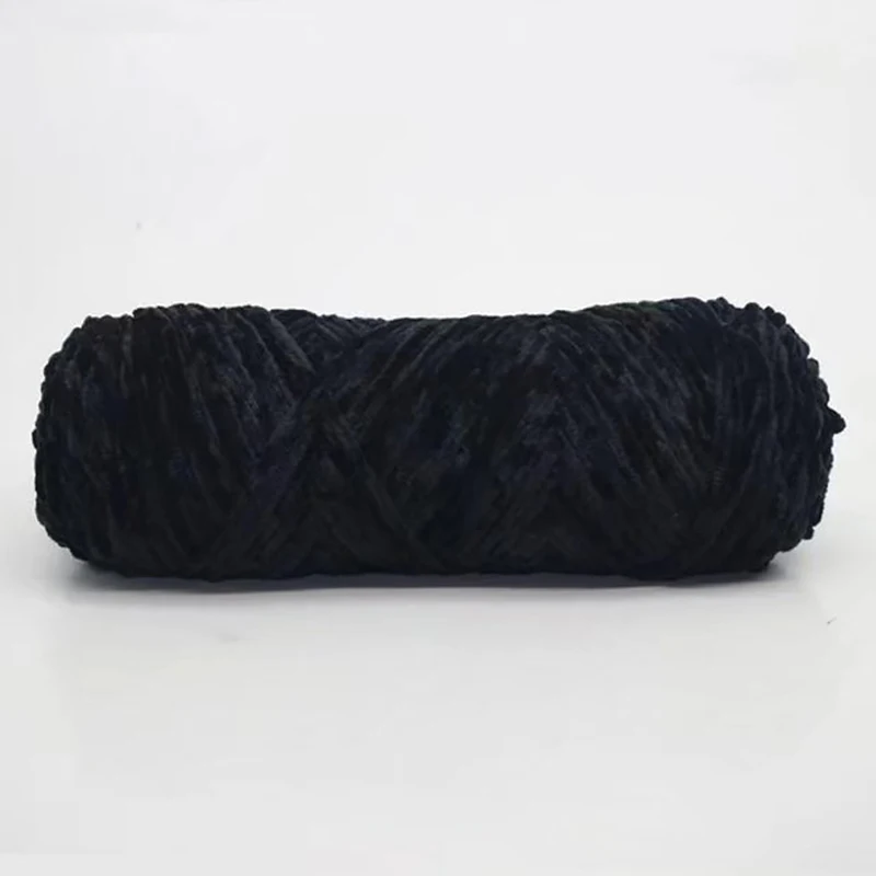 Velvet Yarn Soft Protein Cashmere Yarn Silk Wool Baby Yarn Crochet Knitting Yarn Cotton Baby Wool Diy Sweater - Color: 25