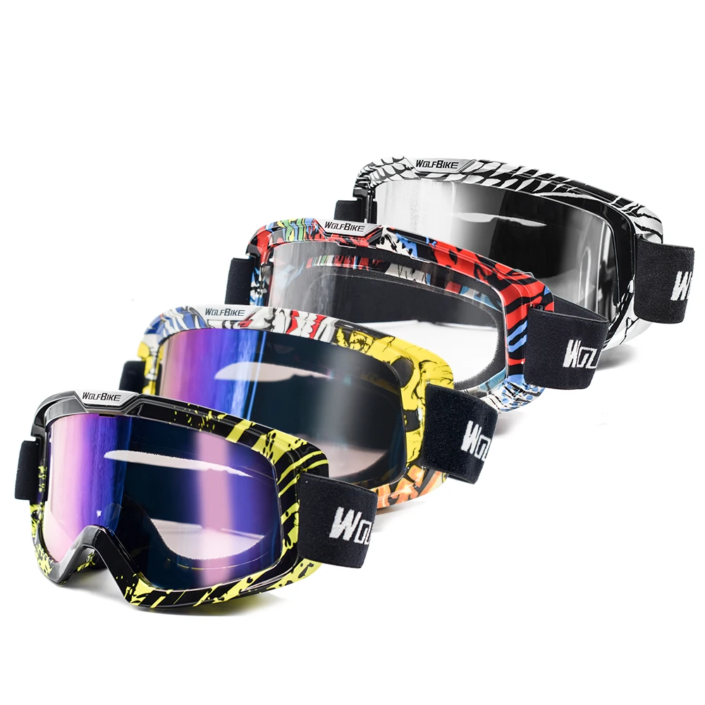 

WOSAWE Multi-color Motocross Goggle Outdoor Motorcycle Glasses MTB Cycling Off Road Goggle Eyewear Dirt Bike Racing Ski Google