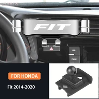 car mobile phone holder mounts gps stand gravity navigation bracket for honda fit 2014 2015 2016 2017 2018 2019 2020 accessories