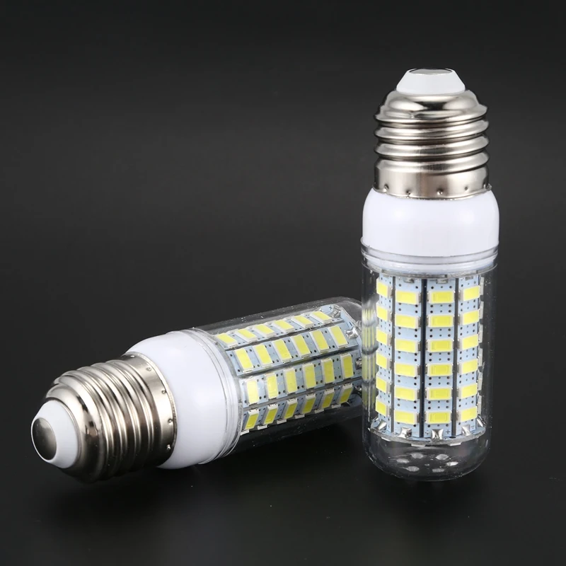 Новый 2 шт энергосберегающая лампа E27 220V 69 SMD 5730 1500LM 6000-6500K светодиодный светильник