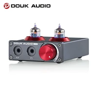 douk audio mini jan5654 vacuum tube phono preamp for turntables phonepcmp3tv home stereo audio preamp headphone amplifier