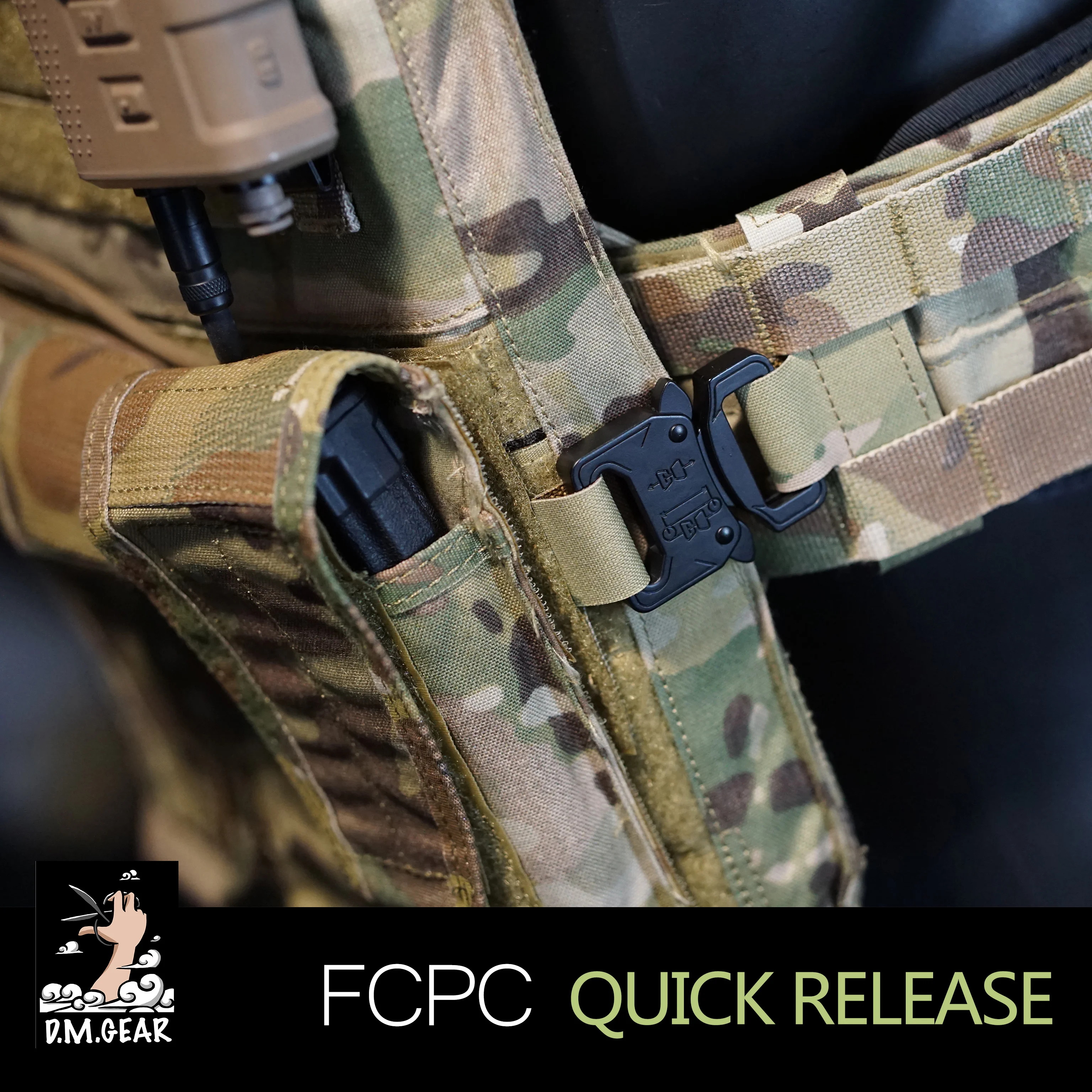 Жилет DMGear FCPC AVS быстросъемная металлическая пряжка совместима с TMC Ferro для мужчин