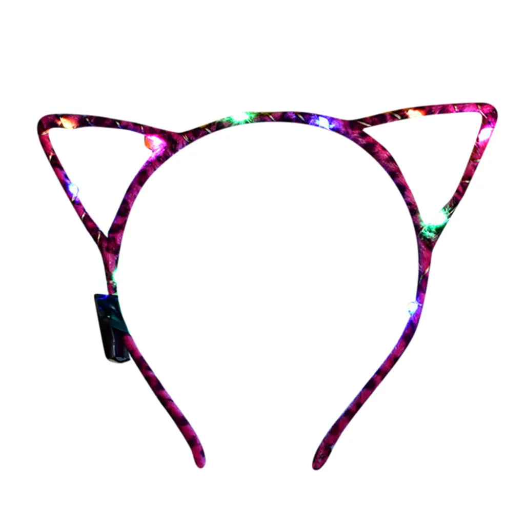 Обручи для волос девочек El светодиодный Клубные вечерние аксессуары освещение