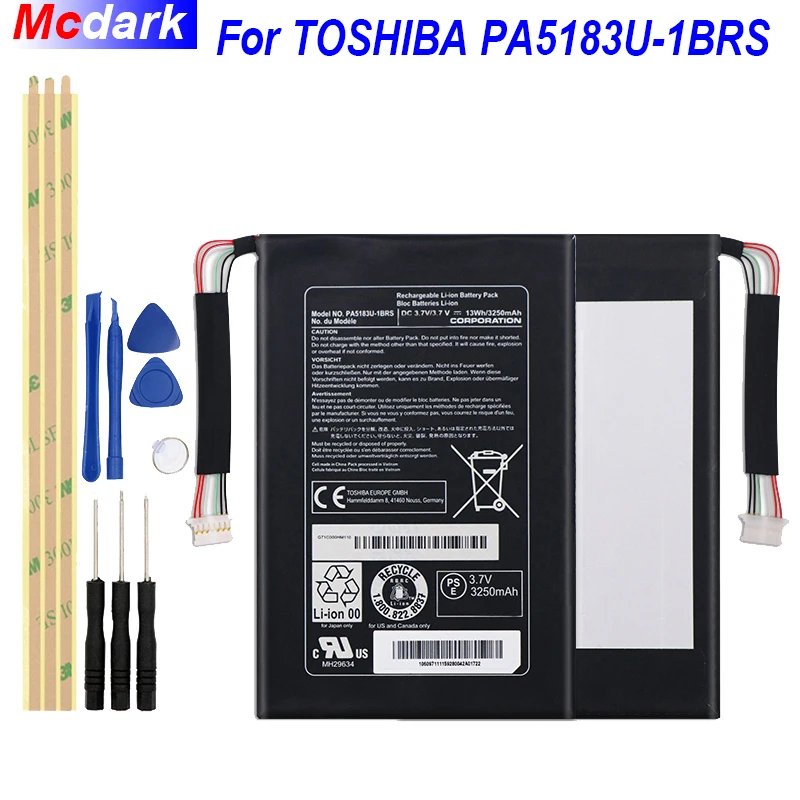 Аккумулятор 3250 мАч для TOSHIBA PA5183U-1BRS Высококачественная сменная батарея телефона